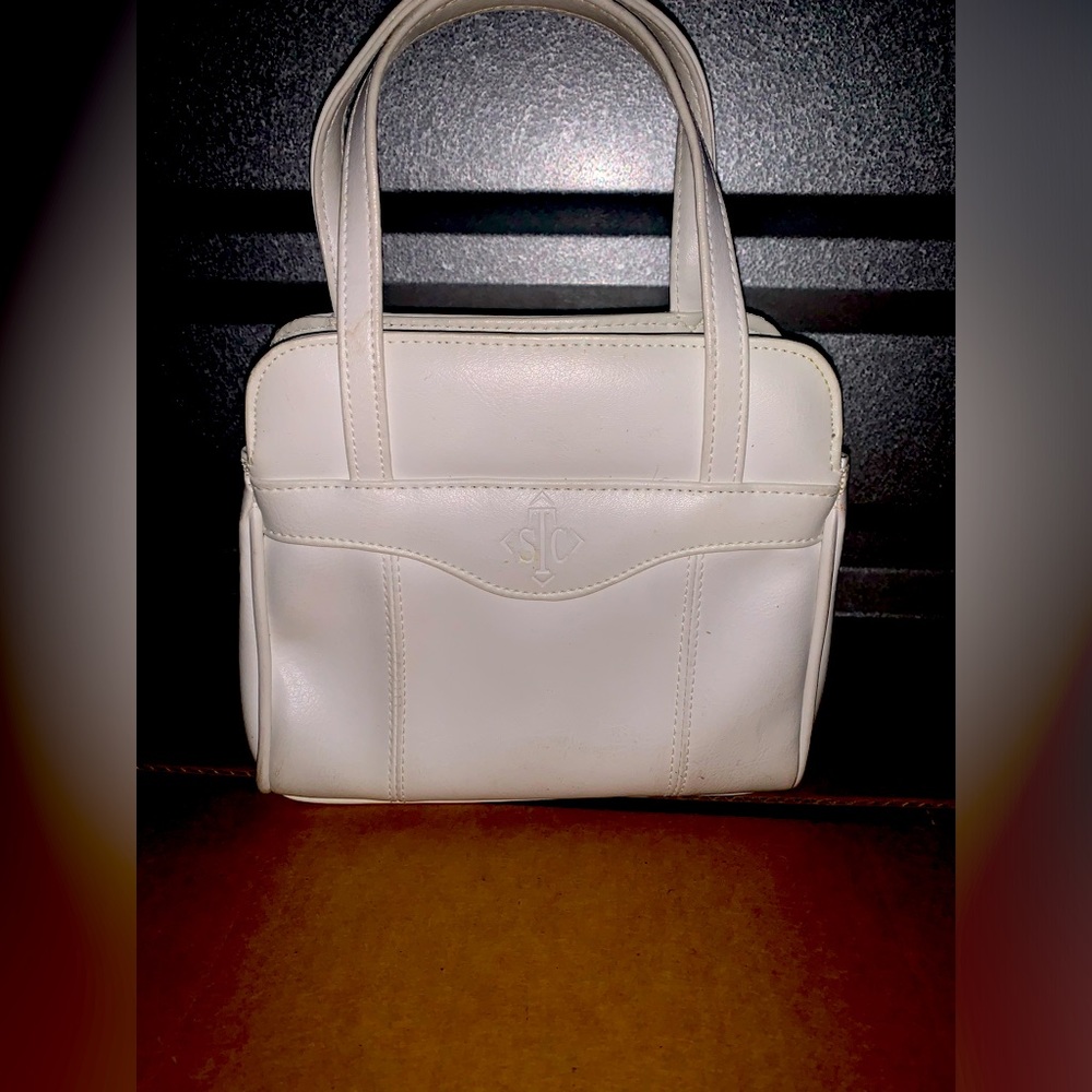 Small white handbag